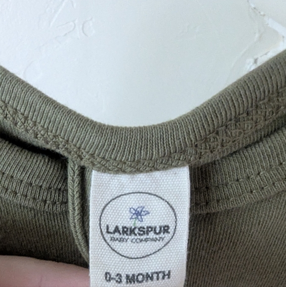 Larkspur | Forest Green Footie - Picture 3 of 3